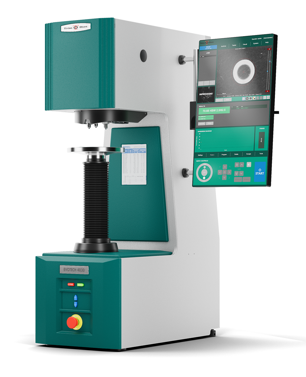 Tvrdoměr brinell Evotech 4030