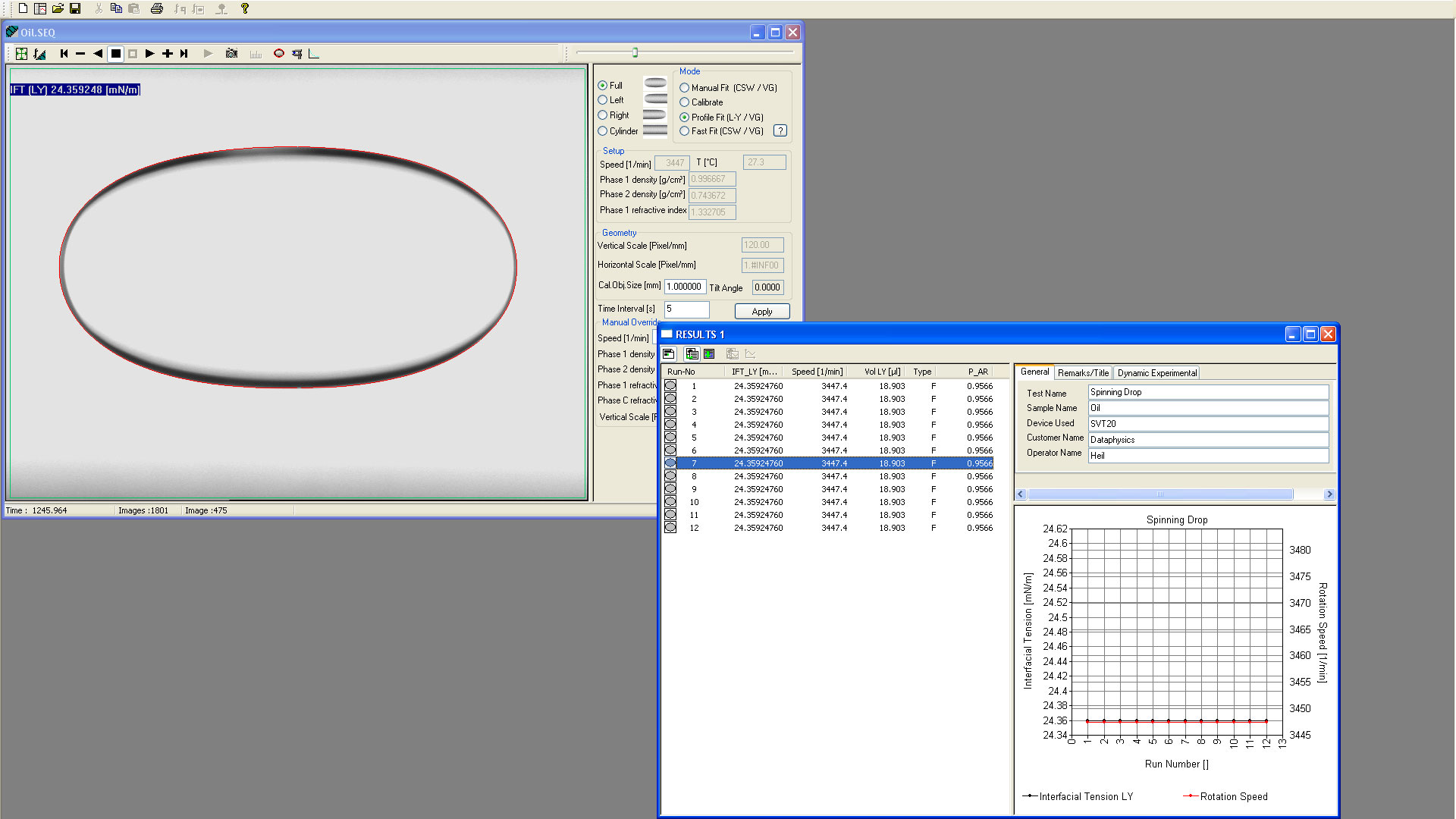 Software pro tenziometry s rotující kapkou SVT Software pro tenziometry s rotující kapkou SVT